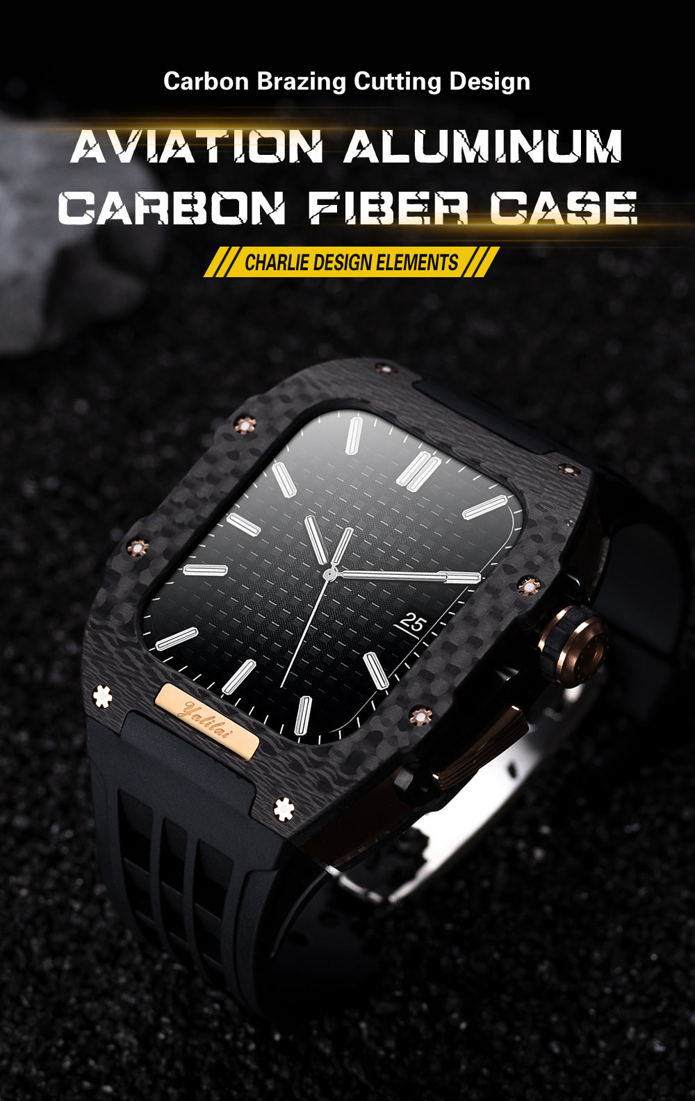 Carbon Fiber iWatch Shell Apple Watch Cases（Multi Colors）