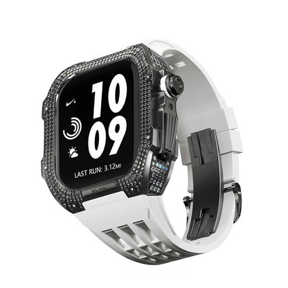 Titanium Alloy With Rhinestone Apple Watch Shell iWatch Cases