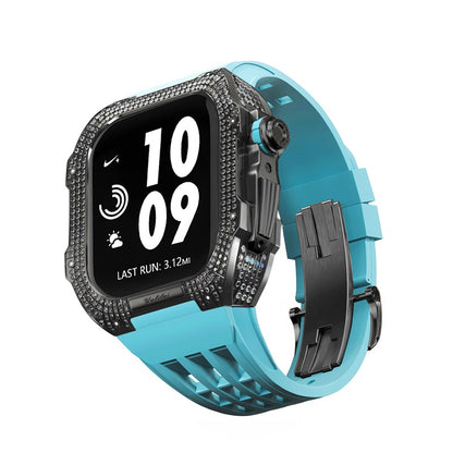 Titanium Alloy With Rhinestone Apple Watch Shell iWatch Cases