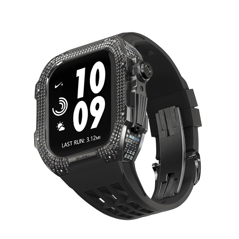 Titanium Alloy With Rhinestone Apple Watch Shell iWatch Cases