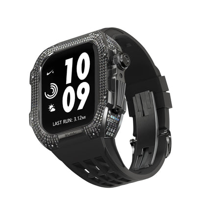 Titanium Alloy With Rhinestone Apple Watch Shell iWatch Cases