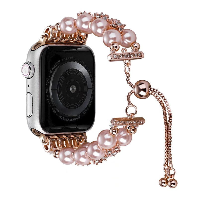 Apple watch bands iWatch straps fashion lady watch pearl band