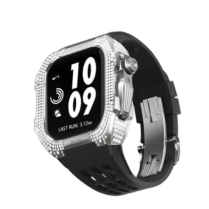 Titanium Alloy With Rhinestone Apple Watch Shell iWatch Cases