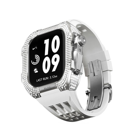 Titanium Alloy With Rhinestone Apple Watch Shell iWatch Cases