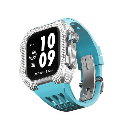 Titanium Alloy With Rhinestone Apple Watch Shell iWatch Cases